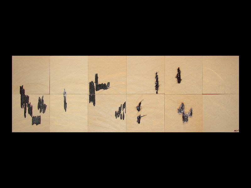 Huellas del Pasado, 2007 - Cerámica de alta temperatura 1280°C - por Mariana Velázquez
