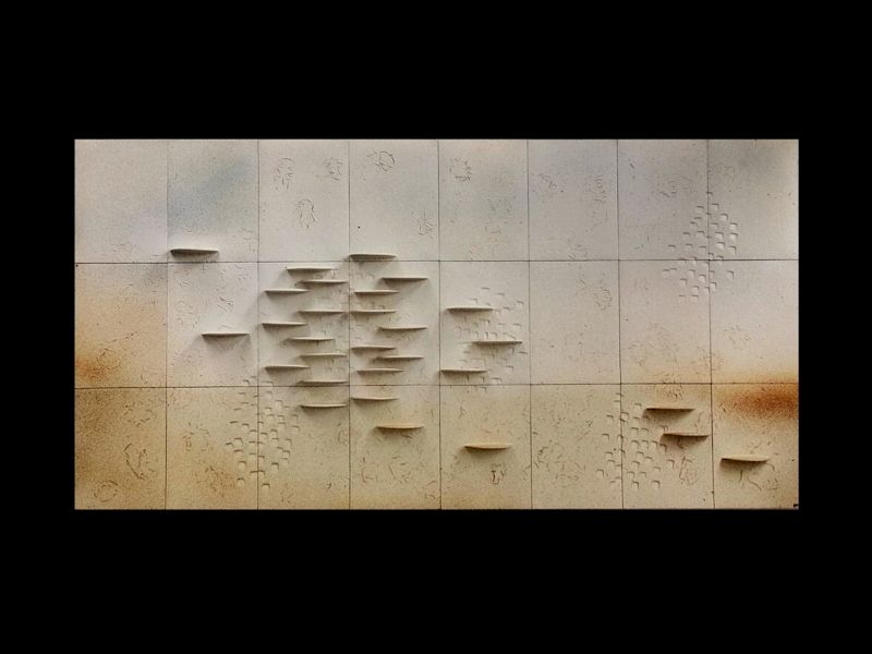 Paisaje en el Desierto, 2018 - Cerámica de alta temperatura 1280° C - por Mariana Velázquez