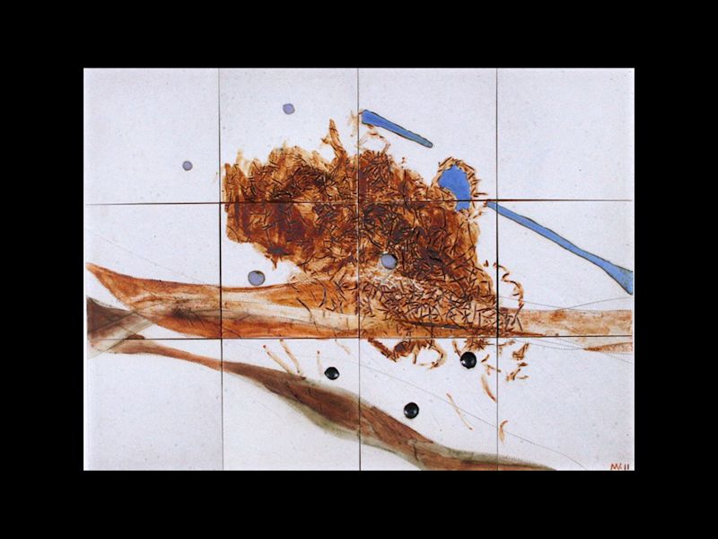 Huellas del Tiempo, 2011 - Cerámica de alta temperatura 1280°C - por Mariana Velázquez