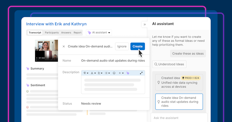 The new purpose-built AI assistant for product discovery research
