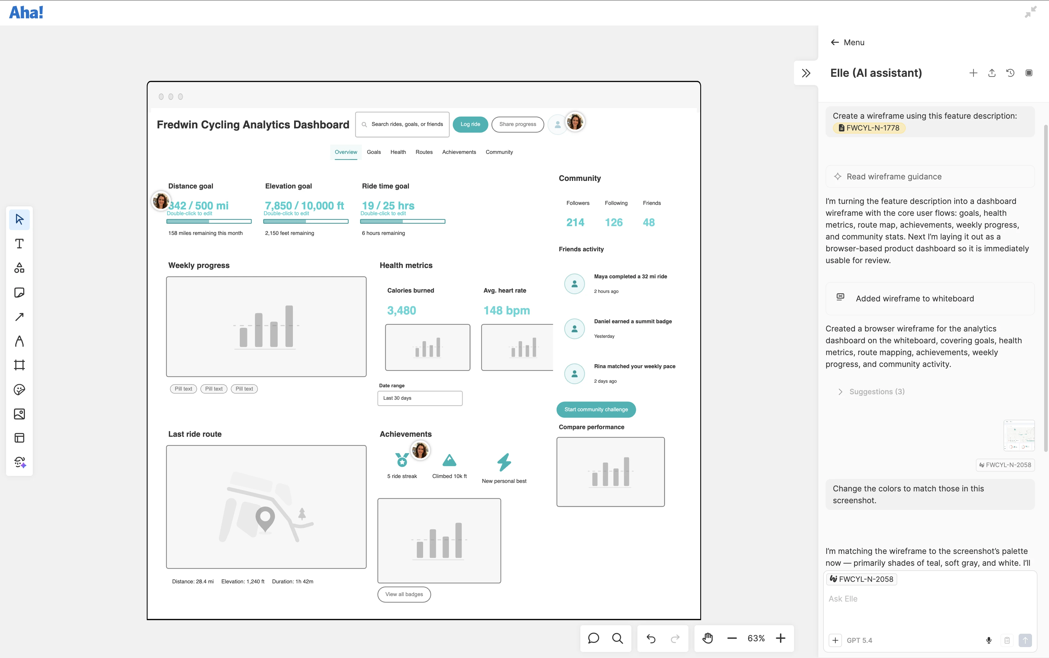 Accelerate wireframing