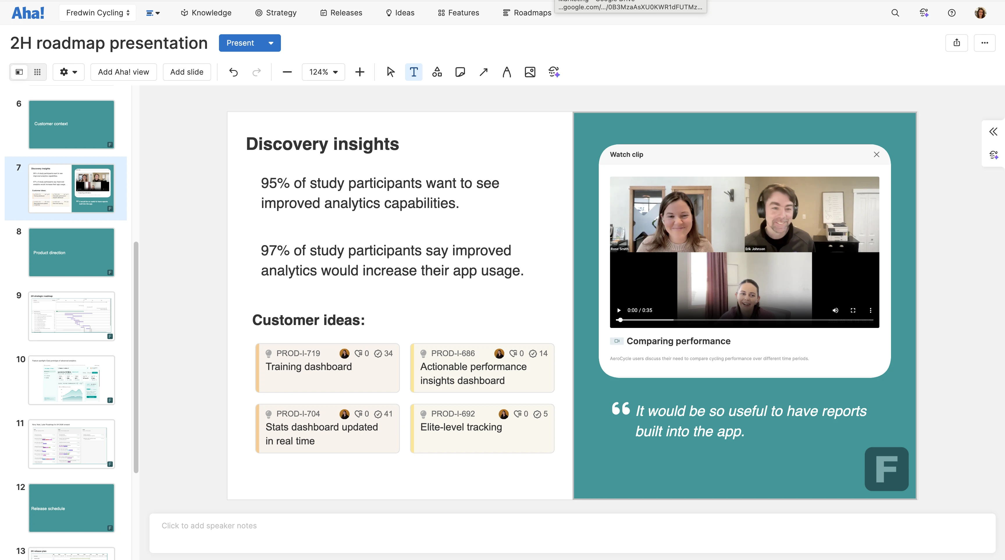 Customize your slides with rich formatting options 