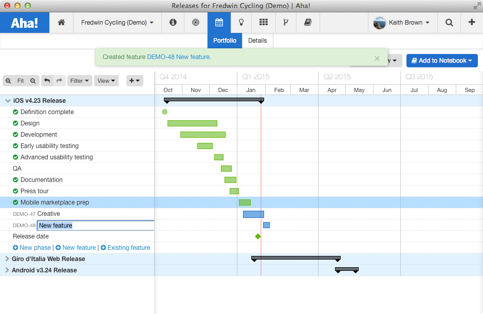 Blog - New in Aha! — Visualize Your Release and Feature Schedules - inline image