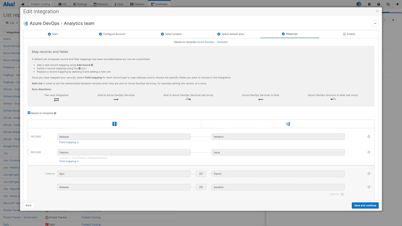 Azure DevOps Roadmap Tool Integration
