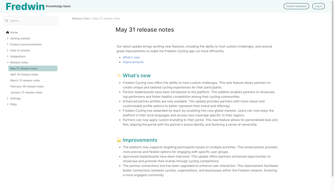Release Notes Example Coding Aha! software use case — Generate release notes