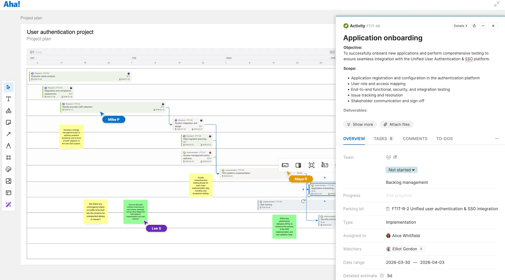 Organize Project Team Aha! Teamwork Project Management — Coordinate Work Delivery