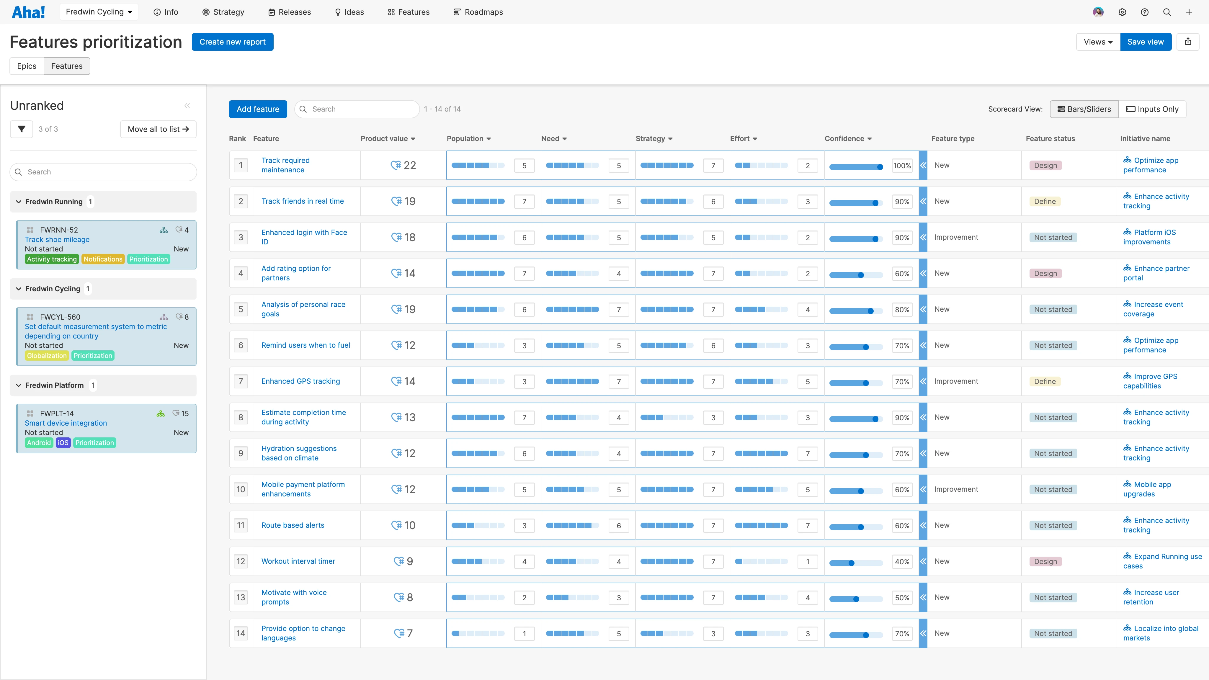 New Ways to Quickly Rank Lists of Ideas and Features
