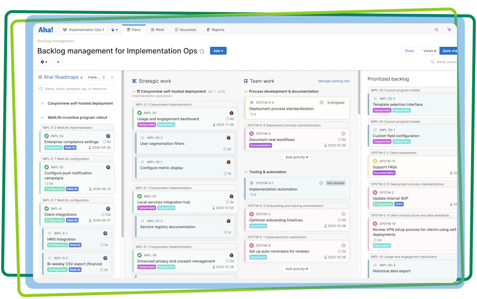 Bloomberg Task Prioritization Aha! Teamwork Task Prioritization — Focus on Key Work