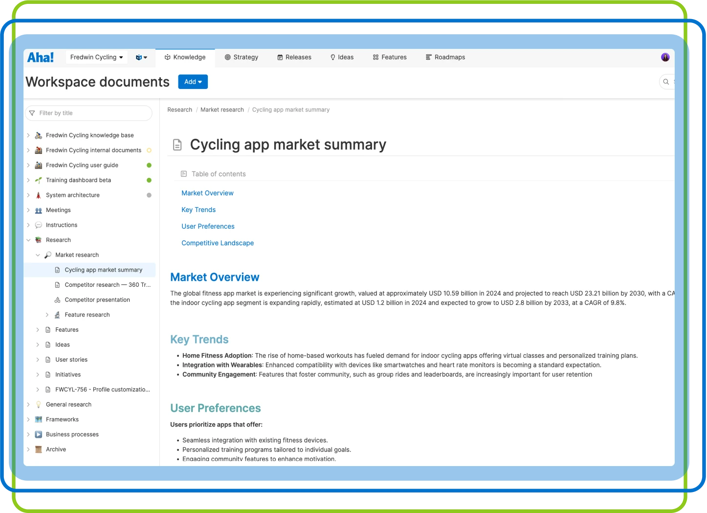 Conduct market research