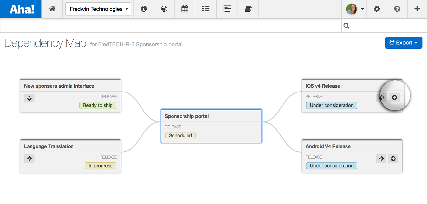 Just Launched! — A Visual, Interactive Feature Dependency Map | Aha!
