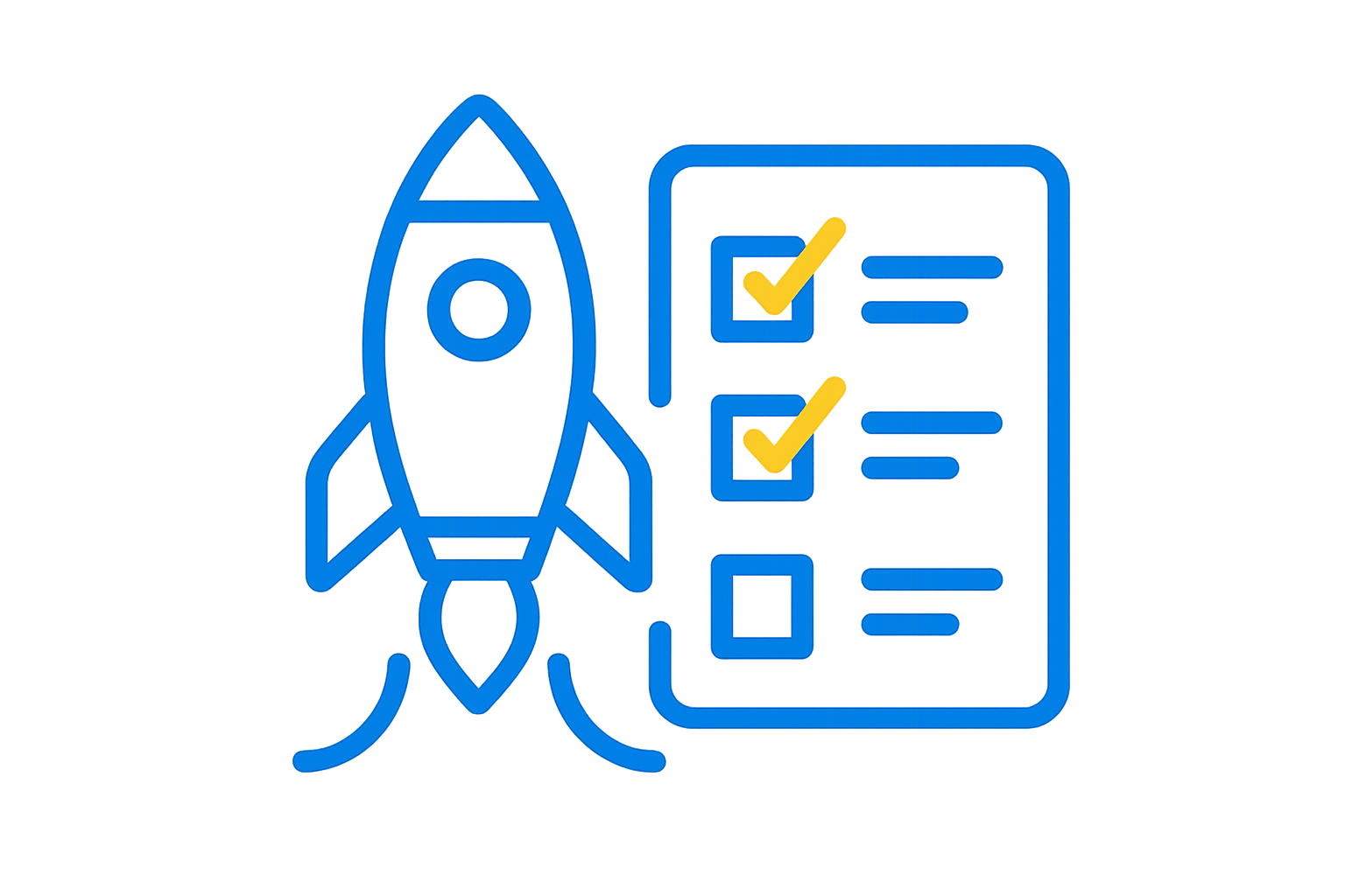 Launch checklist logo