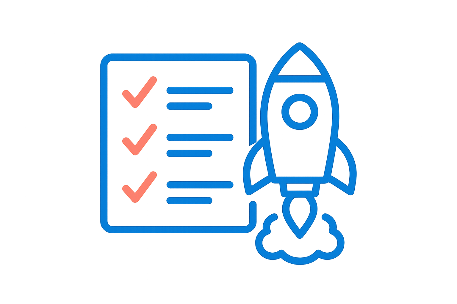 Launch checklist logo