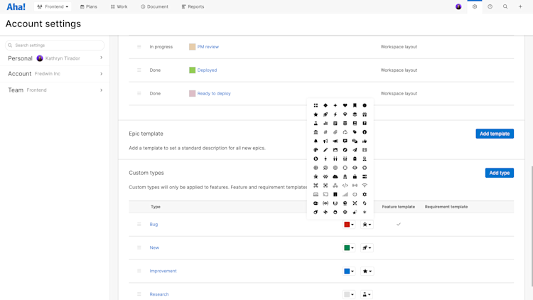 Existing workflows need a manual update, but new workflows come with pre-set icons and colors by default.