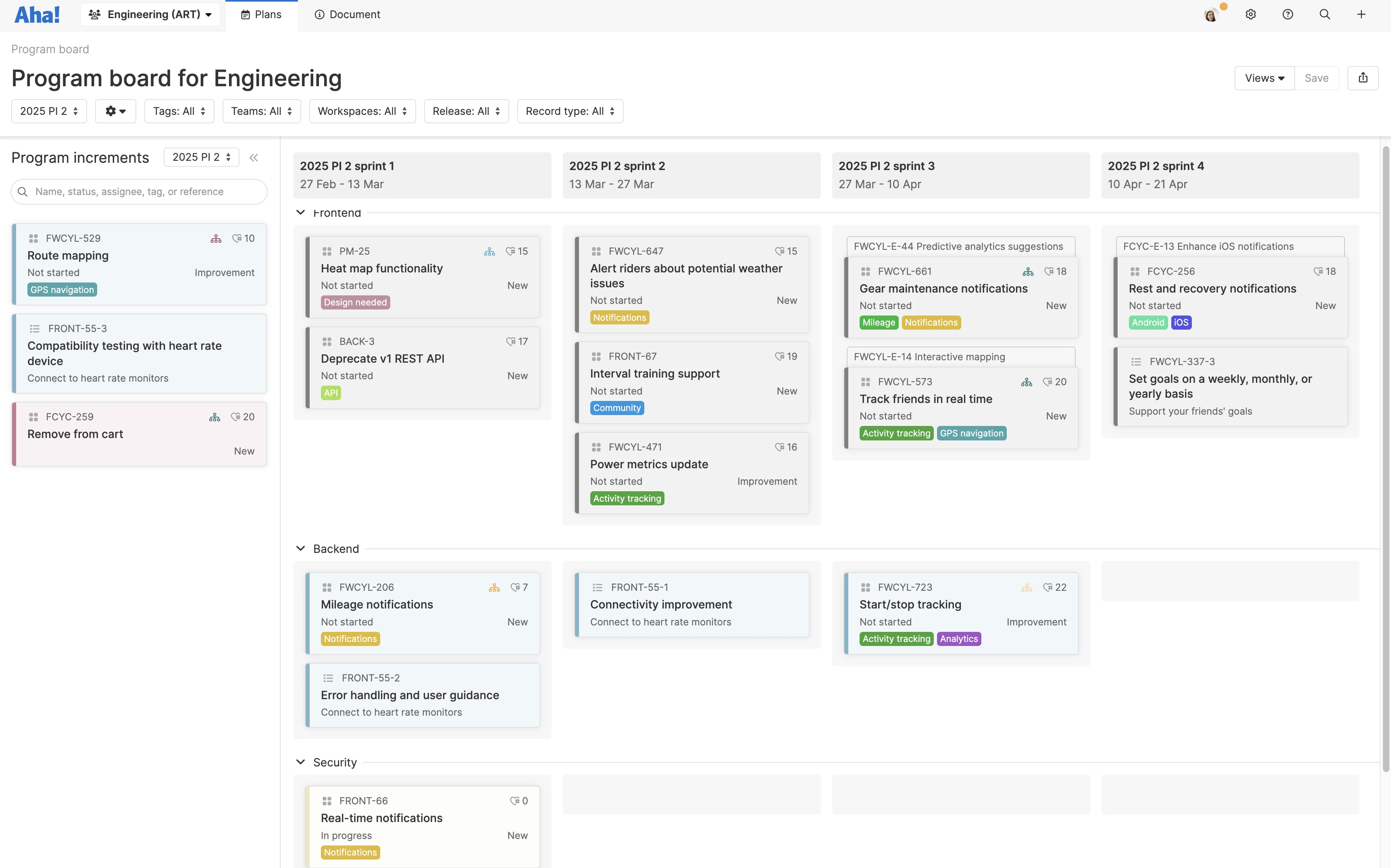 Organize delivery teams