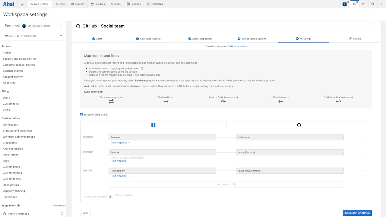 GitHub Roadmap Tool Integration | Aha! Roadmaps + Github