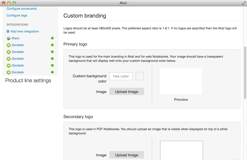 Blog - Show Your Logo Some Love…Add It and Your Brand Colors to Aha! - inline image