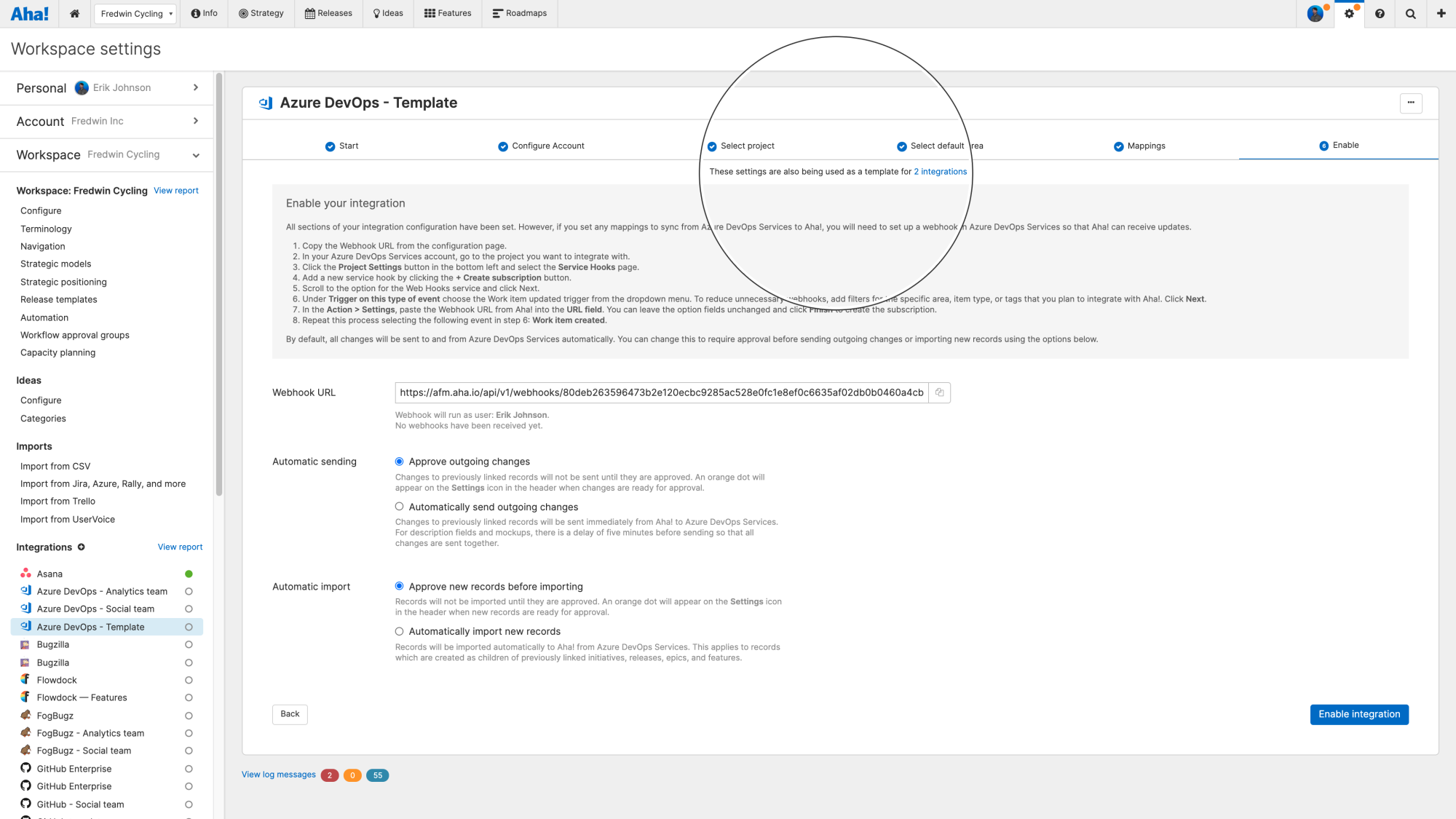 Aha Roadmaps Create An Integration Template Aha