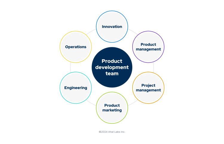 Key roles within a product development team