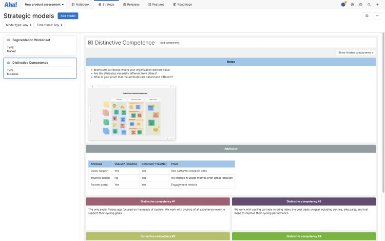 Strategic model customized to fit the Pragmatic Distinctive Competence worksheet.