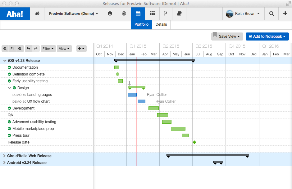 New in Aha! — Visualize Your Release and Feature Schedules | Aha! software