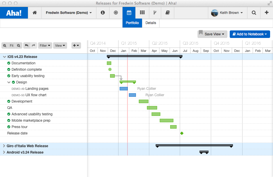 New in Aha! — Visualize Your Release and Feature Schedules | Aha!