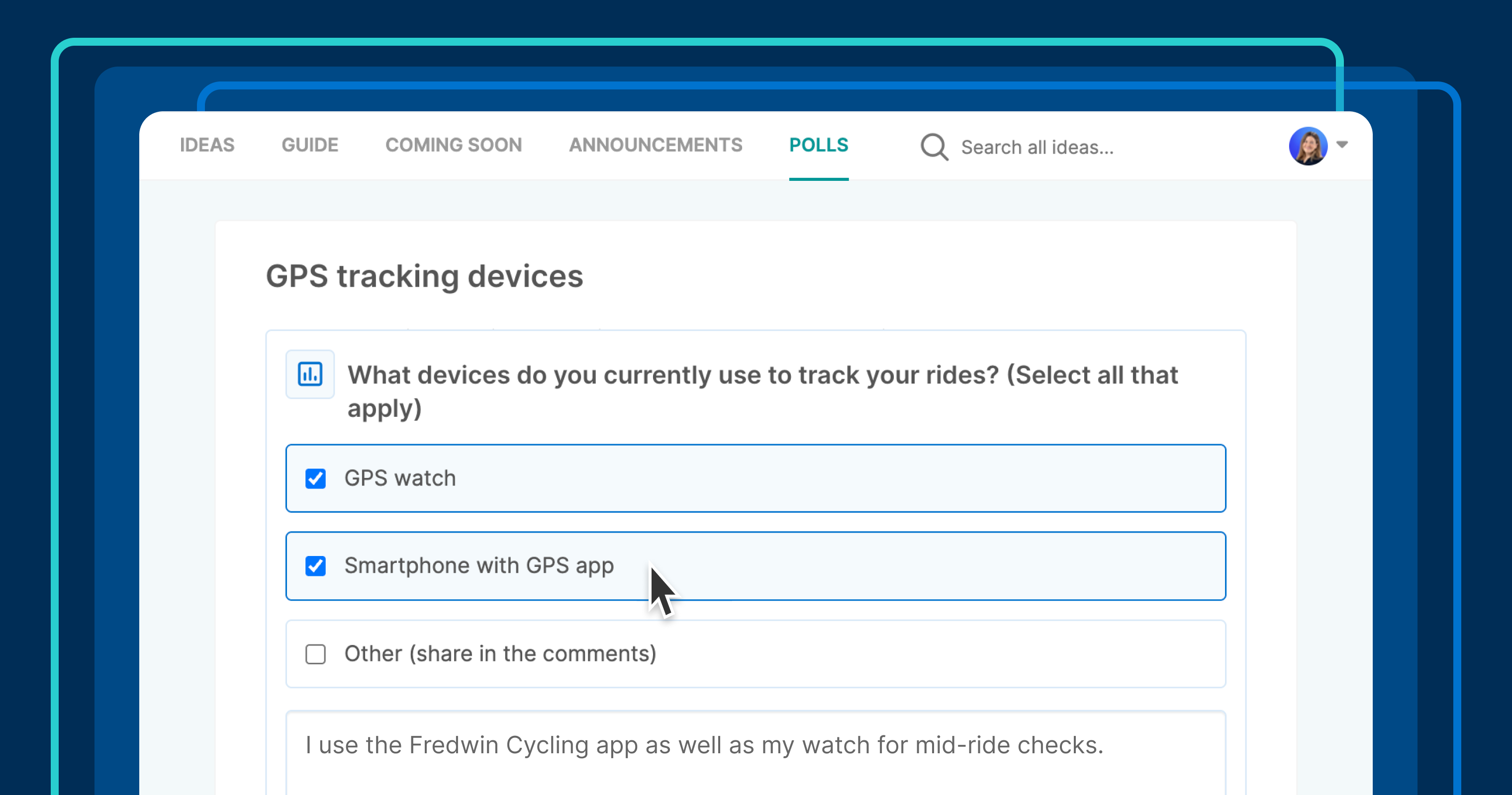 Understand customer preferences with multi-select polls