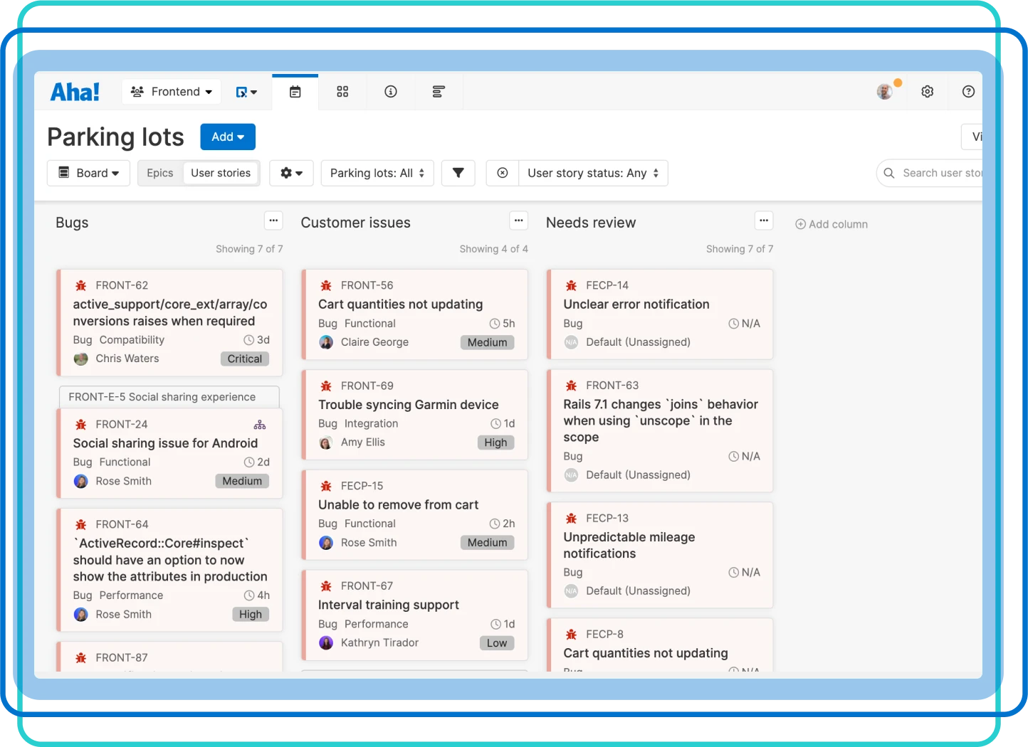 Centralize issue tracking
