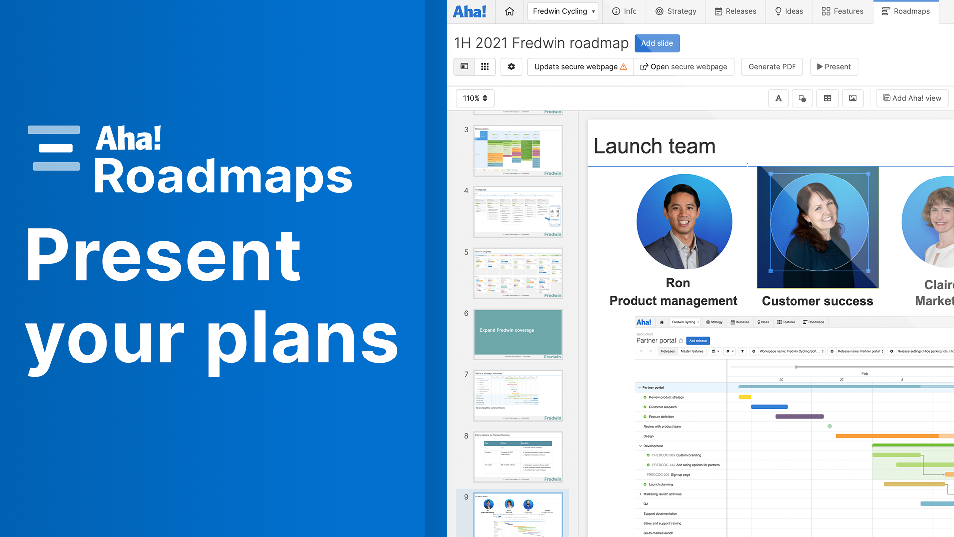 Aha! Roadmaps | Presentations Overview | Aha! Software