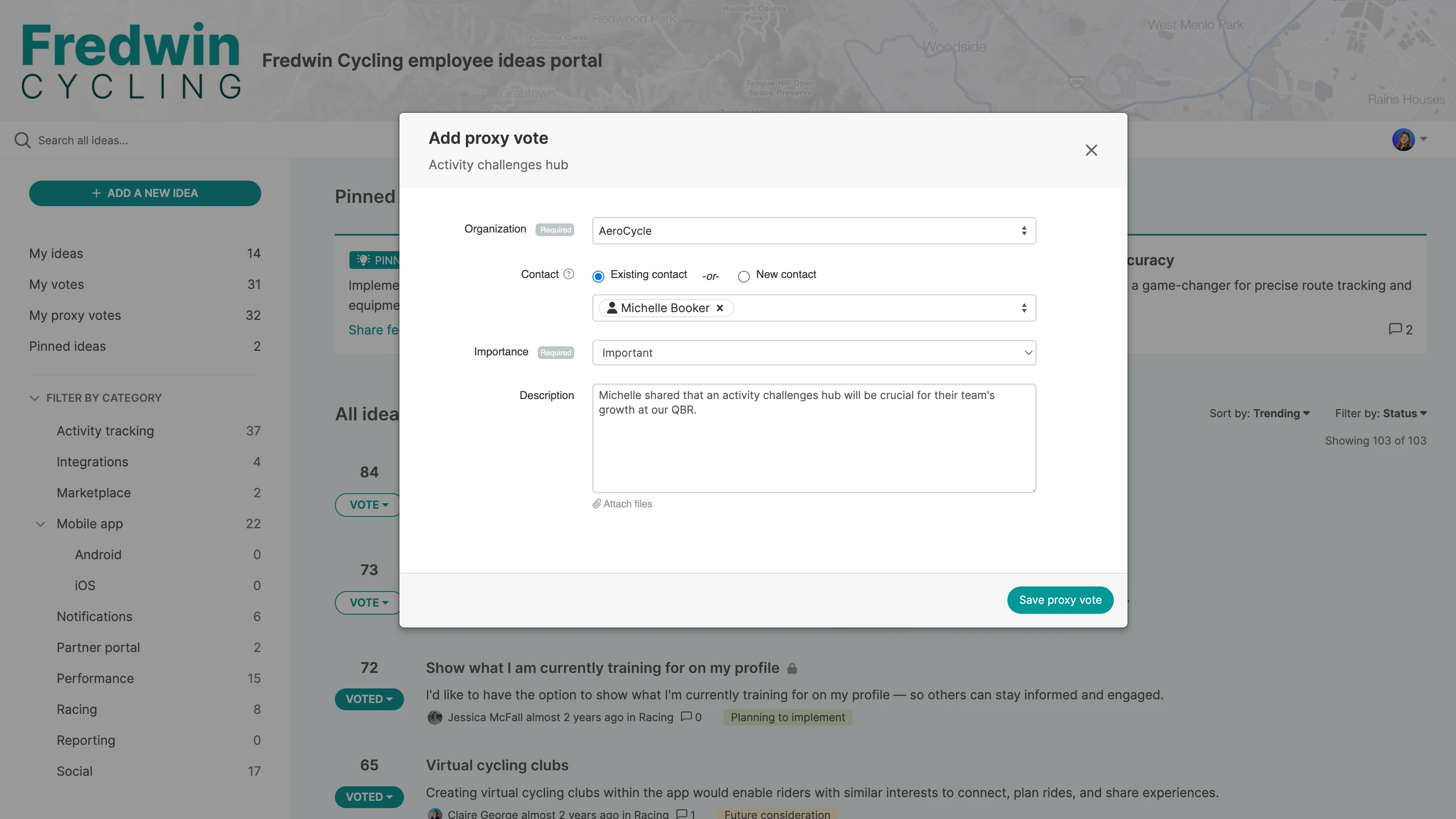 Capture customer needs