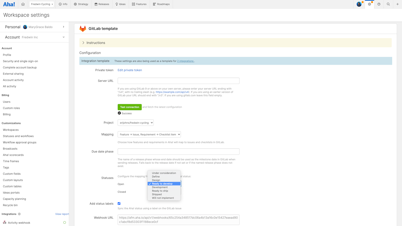 GitLab Roadmap Tool Integration