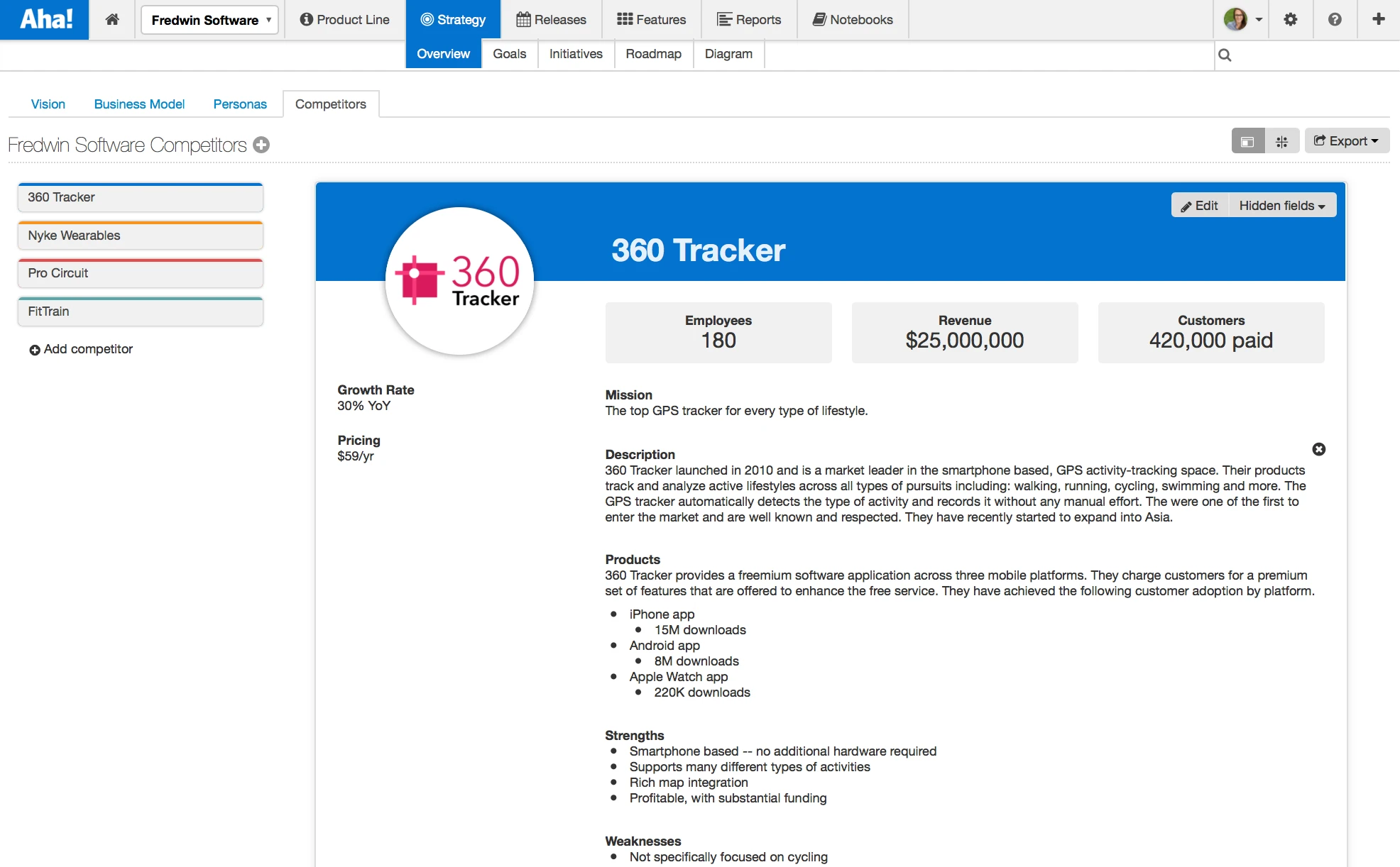 Blog - Just Launched! — Reuse Competitors and Personas Across Your Product Portfolio - inline image