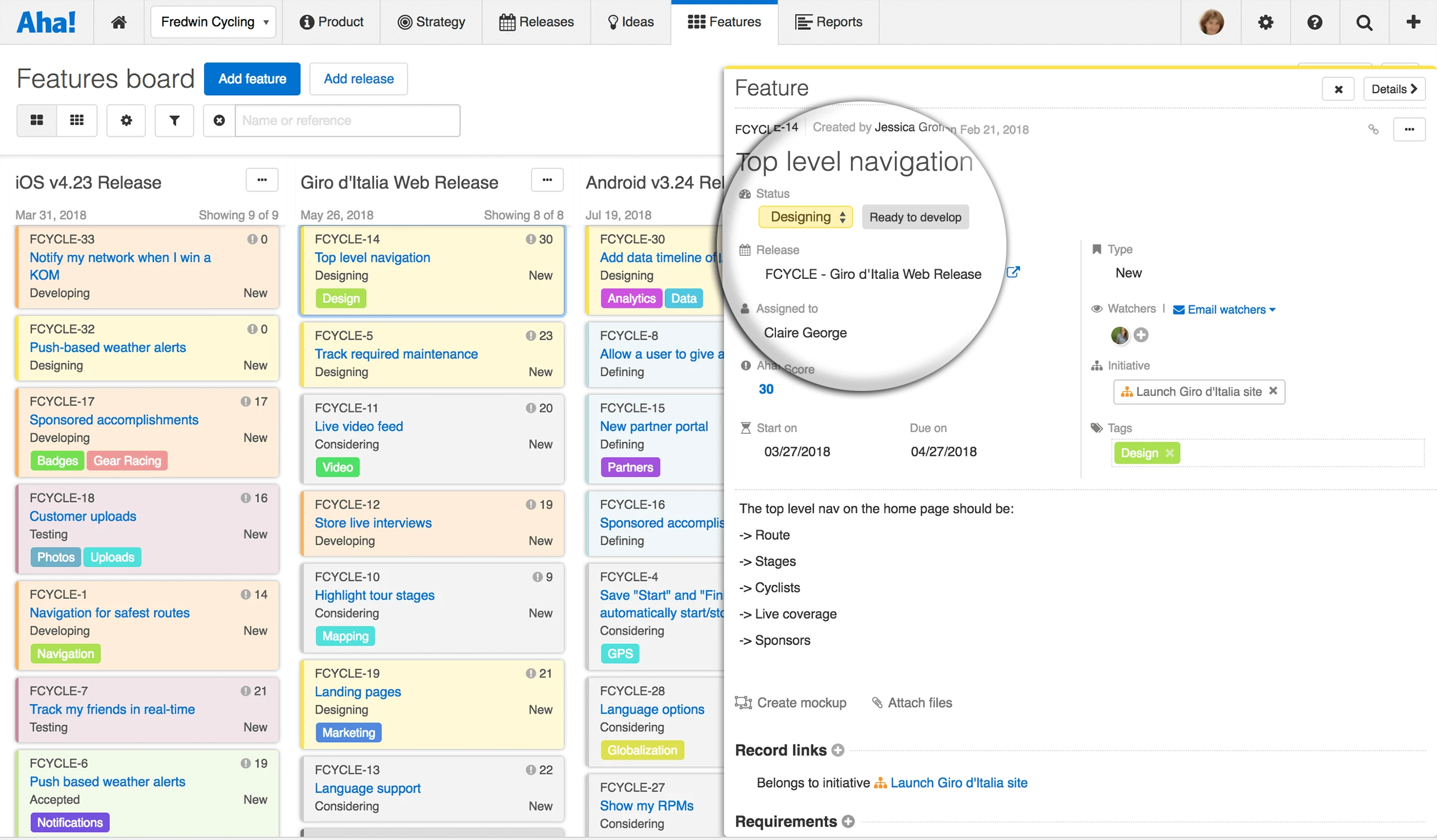 Just Launched! — Custom Workflows for Master Features, Features, and Requirements