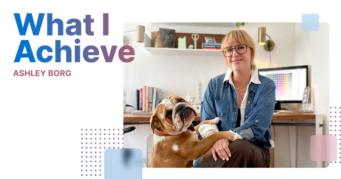 My name is Ashley Borg — this is what I achieve at Aha!