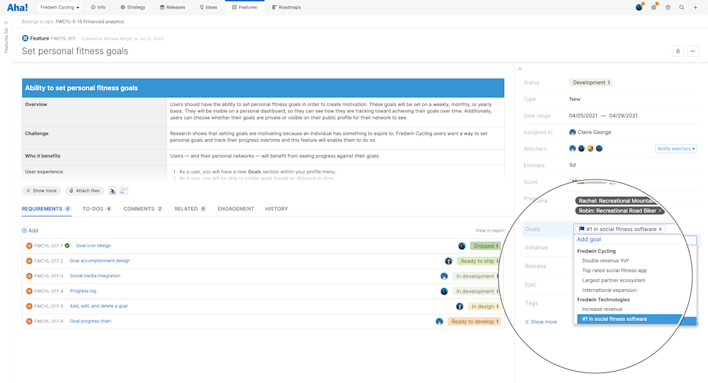 A Complete Checklist for Defining Product Features | Aha! software