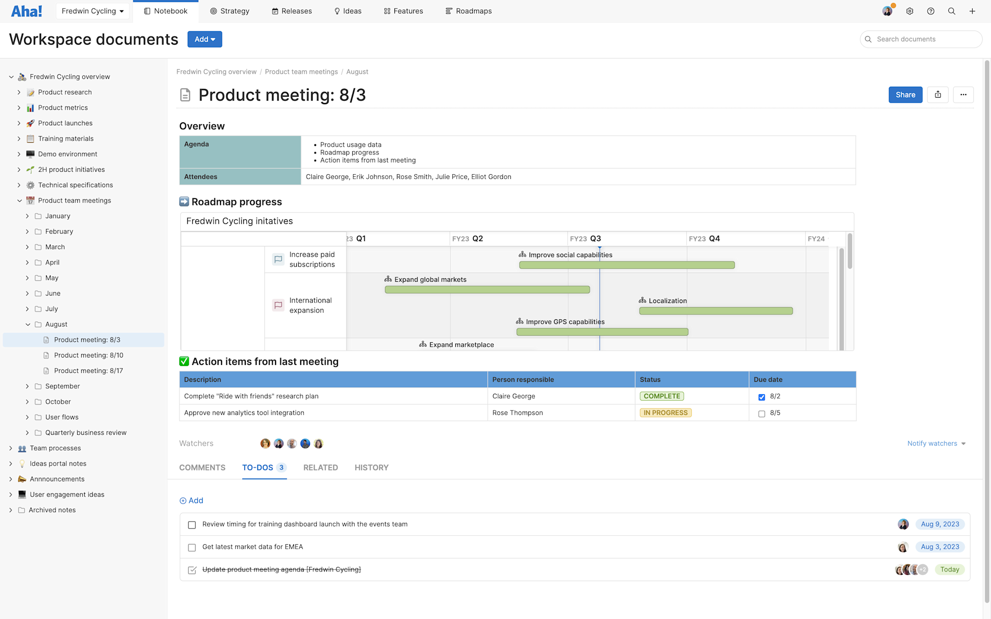 4 Ideas To Make Product Meetings More Useful Aha! software
