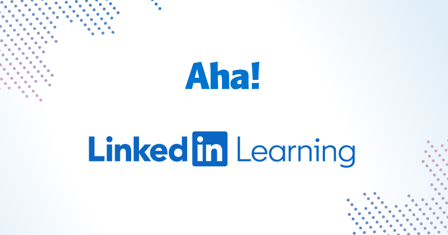 Aha! And LinkedIn Learning Partner On A Professional Certificate To ...