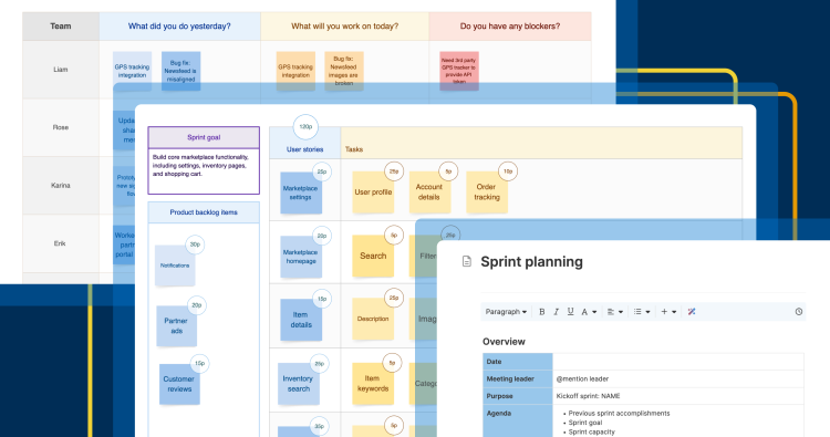 5 new templates for sprint planning
