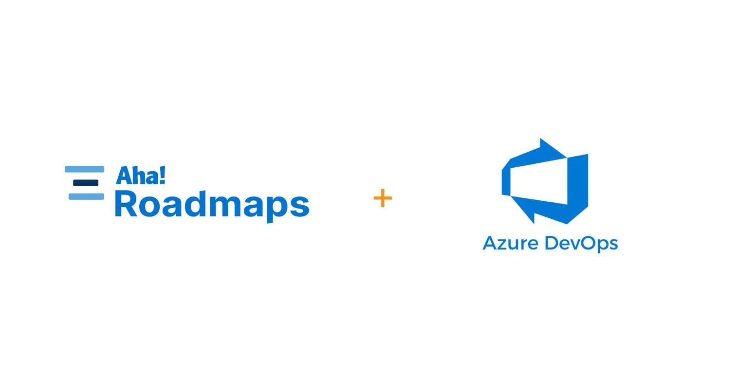 Hero image for the go-to-market launch of dependency syncing between Aha! Roadmaps and Azure DevOps