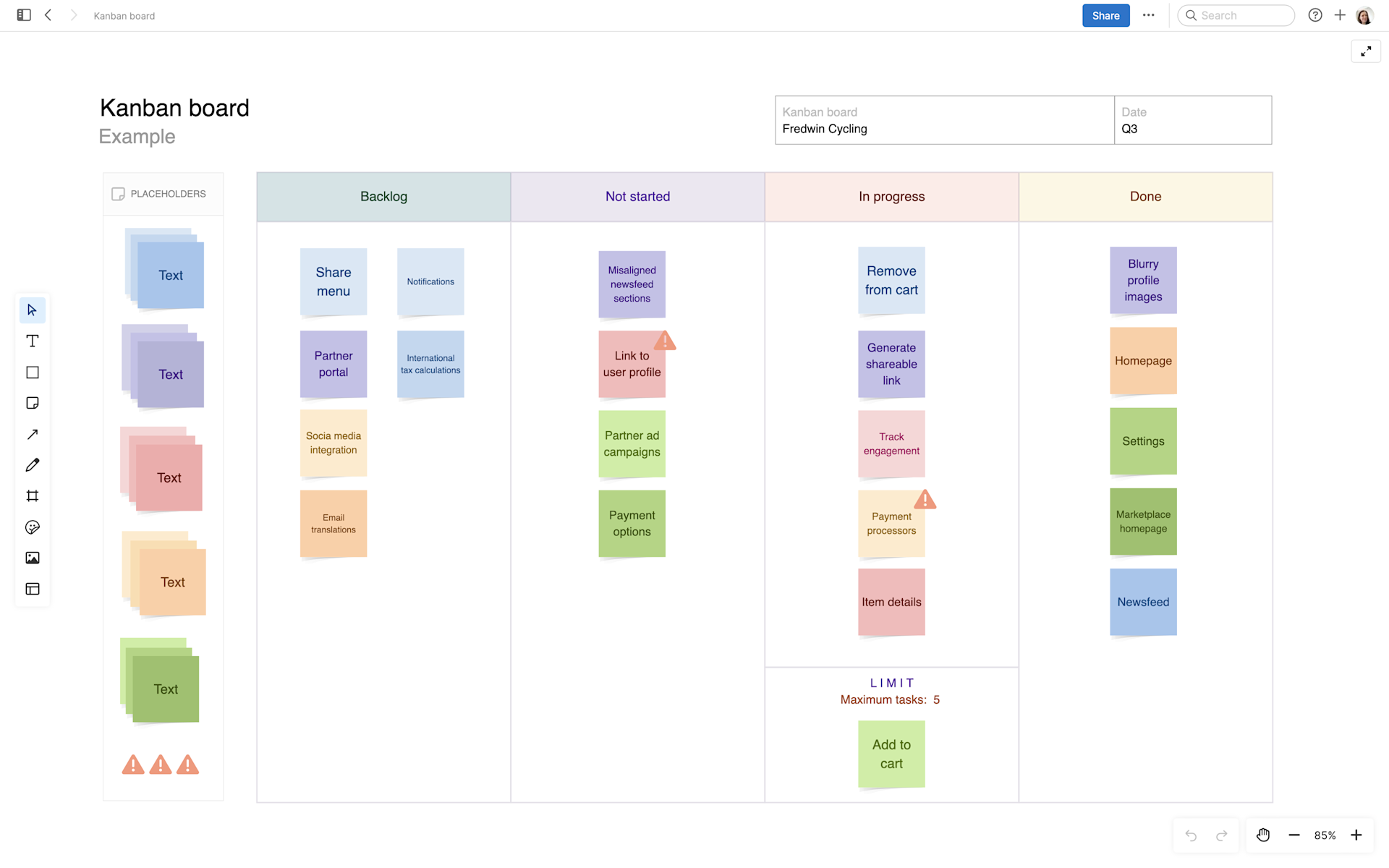 Kanban Board Python Code Aha! software use cases — Build