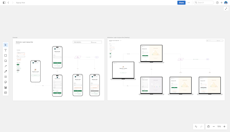 PM Guide | Sign up wireframe image