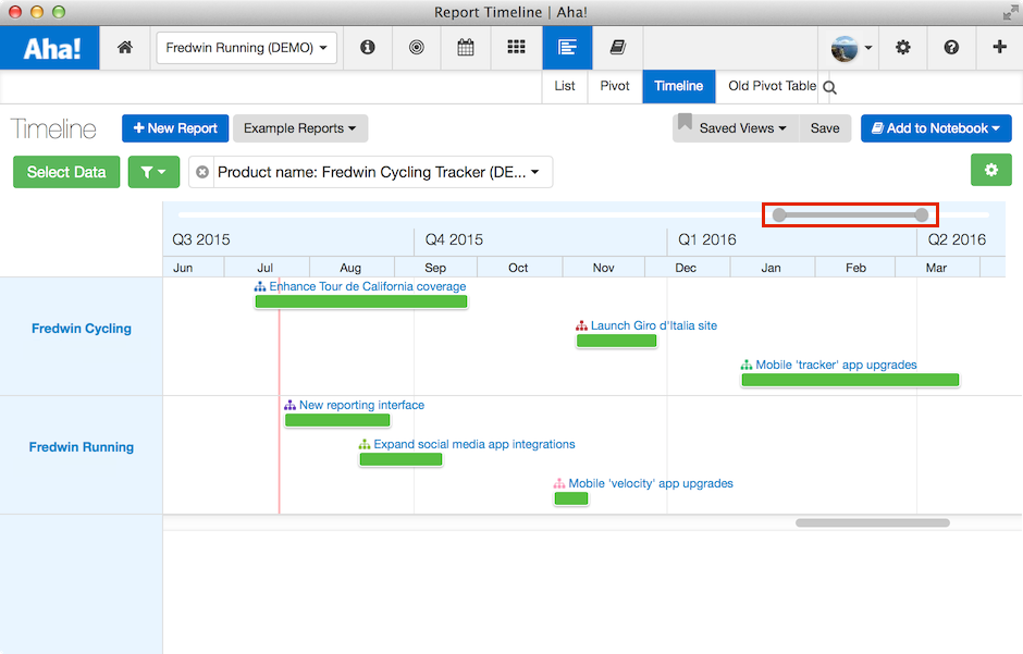 Just Launched! — Create Beautiful Timelines to Share With the Team | Aha!