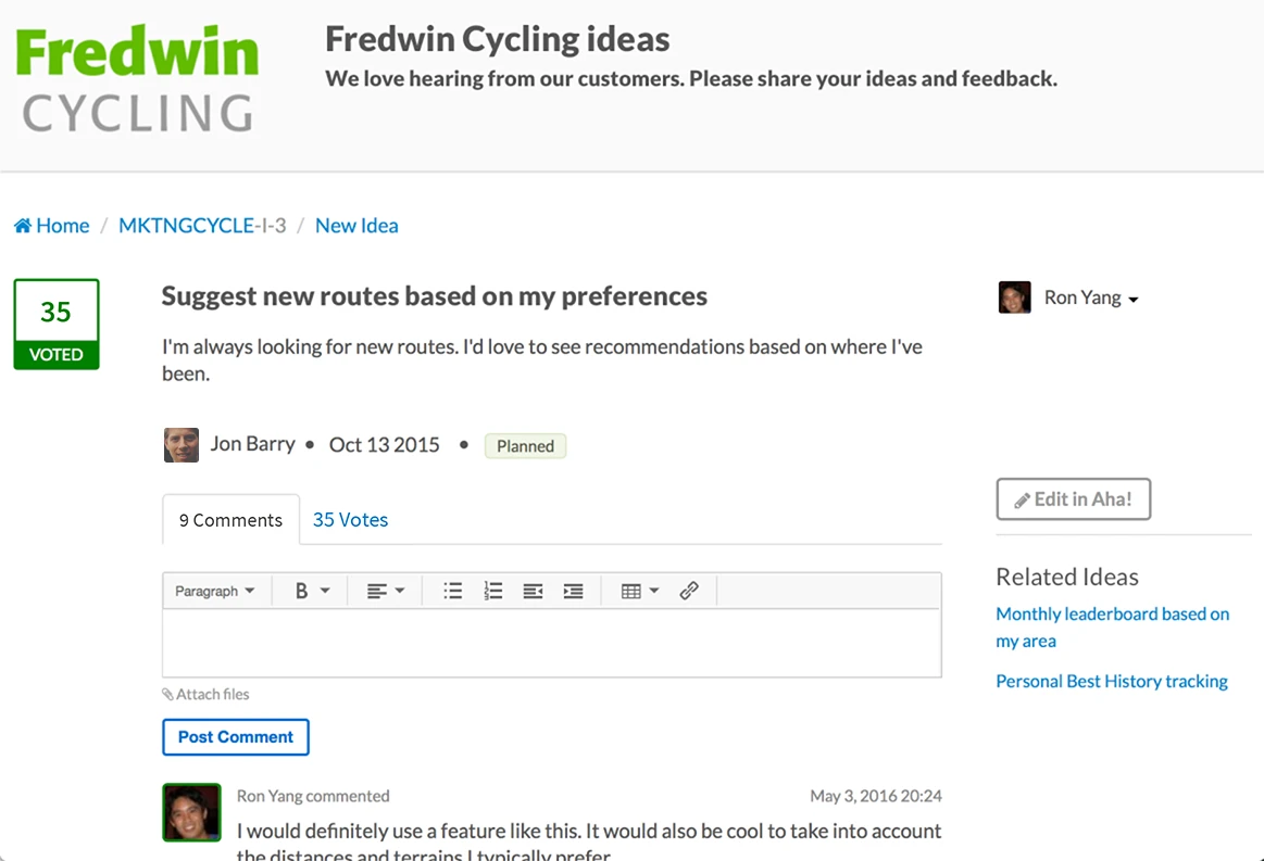 Just Launched! — Increase the Visibility of Great Product Feedback