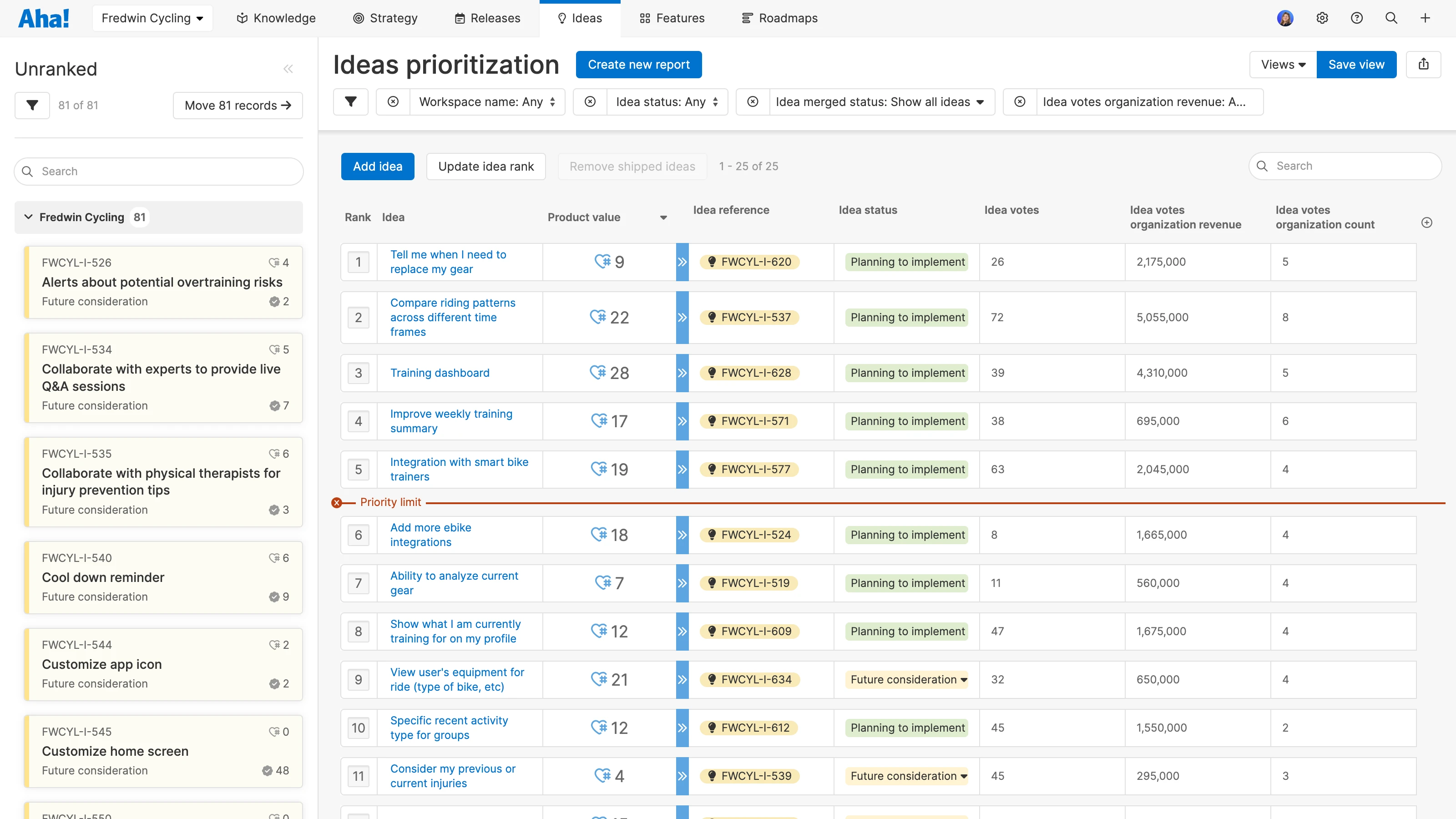Go from idea to roadmap