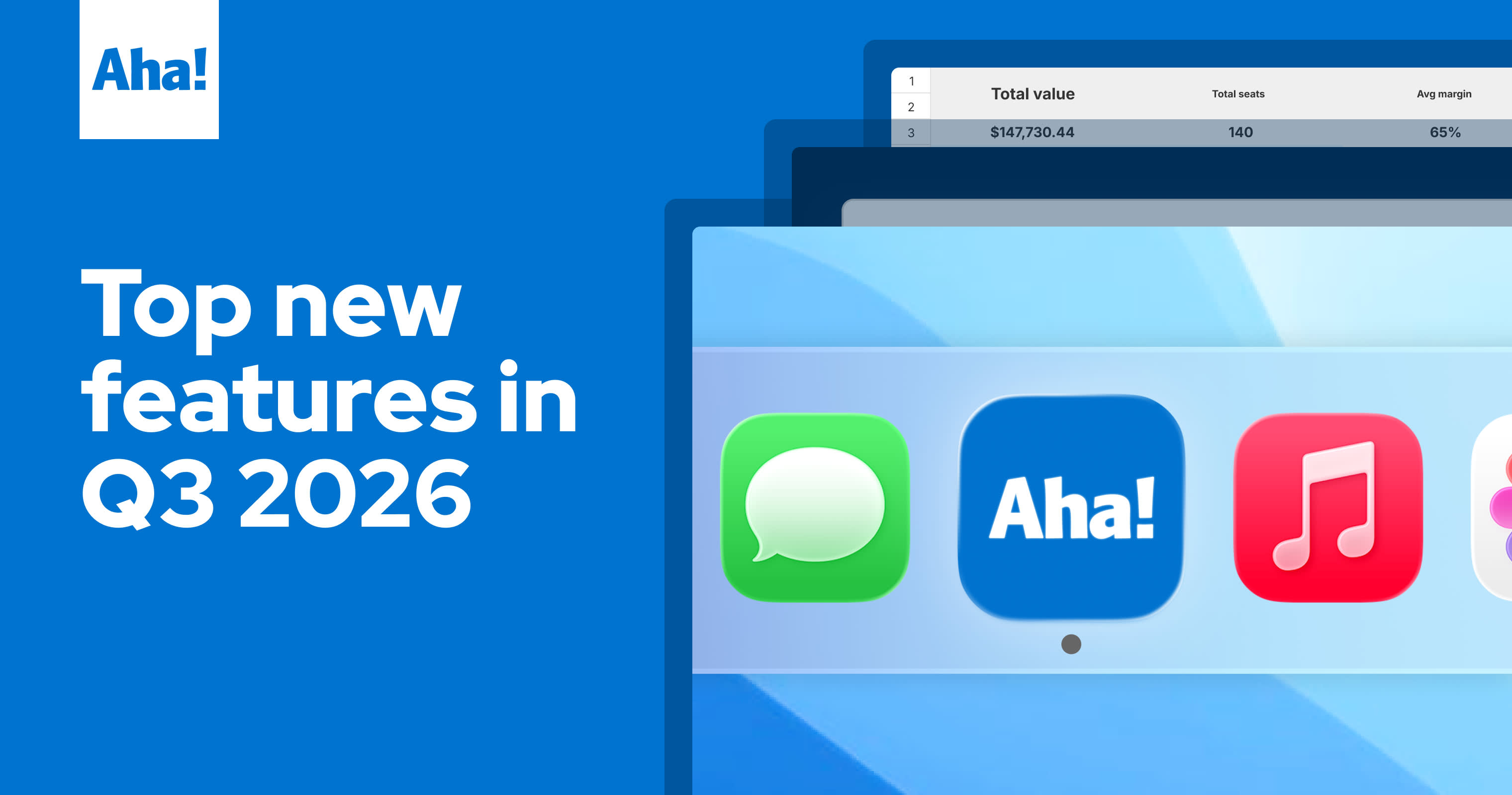 The most popular new Aha! features launched in Q3 2026