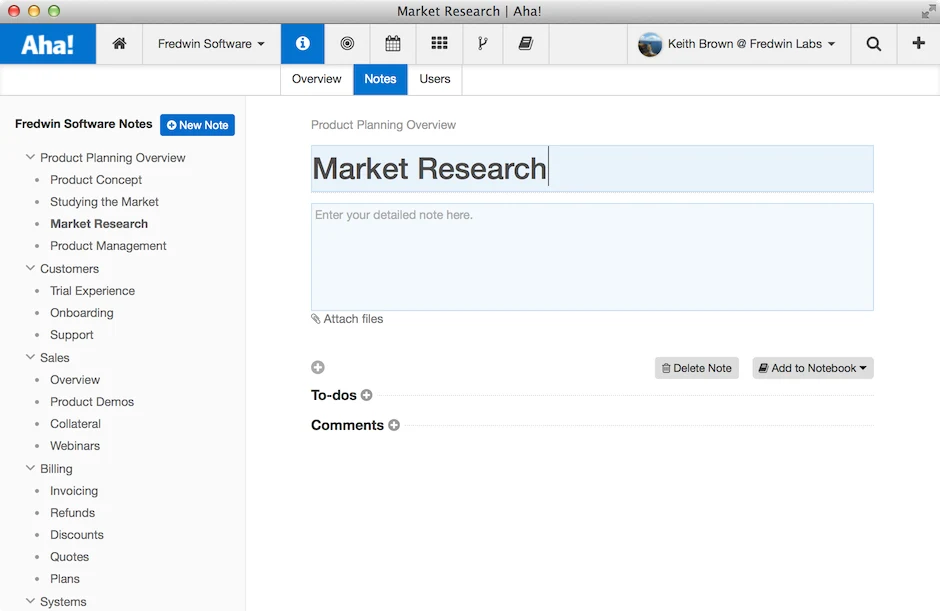 Blog - New Aha! Notes for Better Product Team Collaboration - inline image
