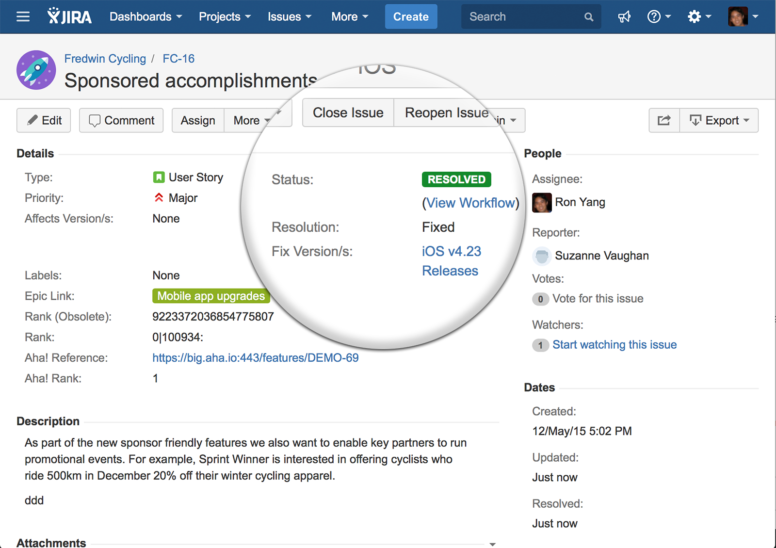 Blog - Just Launched! — Send Features Ranked by Priority from Aha! to JIRA - inline image