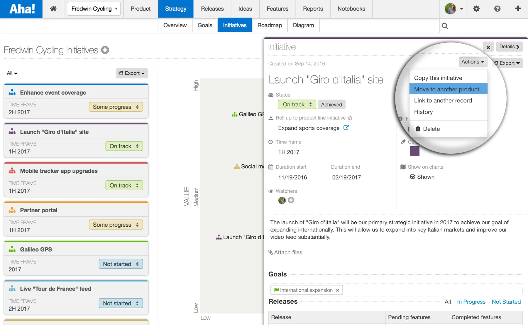 Blog - Just Launched! — Move Strategic Goals and Initiatives Across Products - inline image