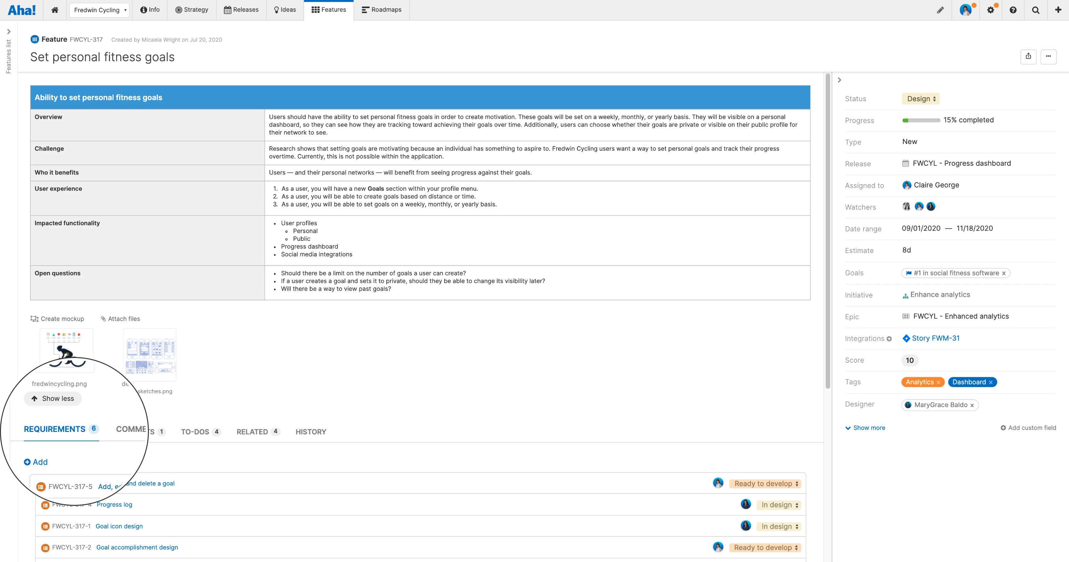 Coming Soon! — A Fresh New Way to View Detailed Information in Aha!