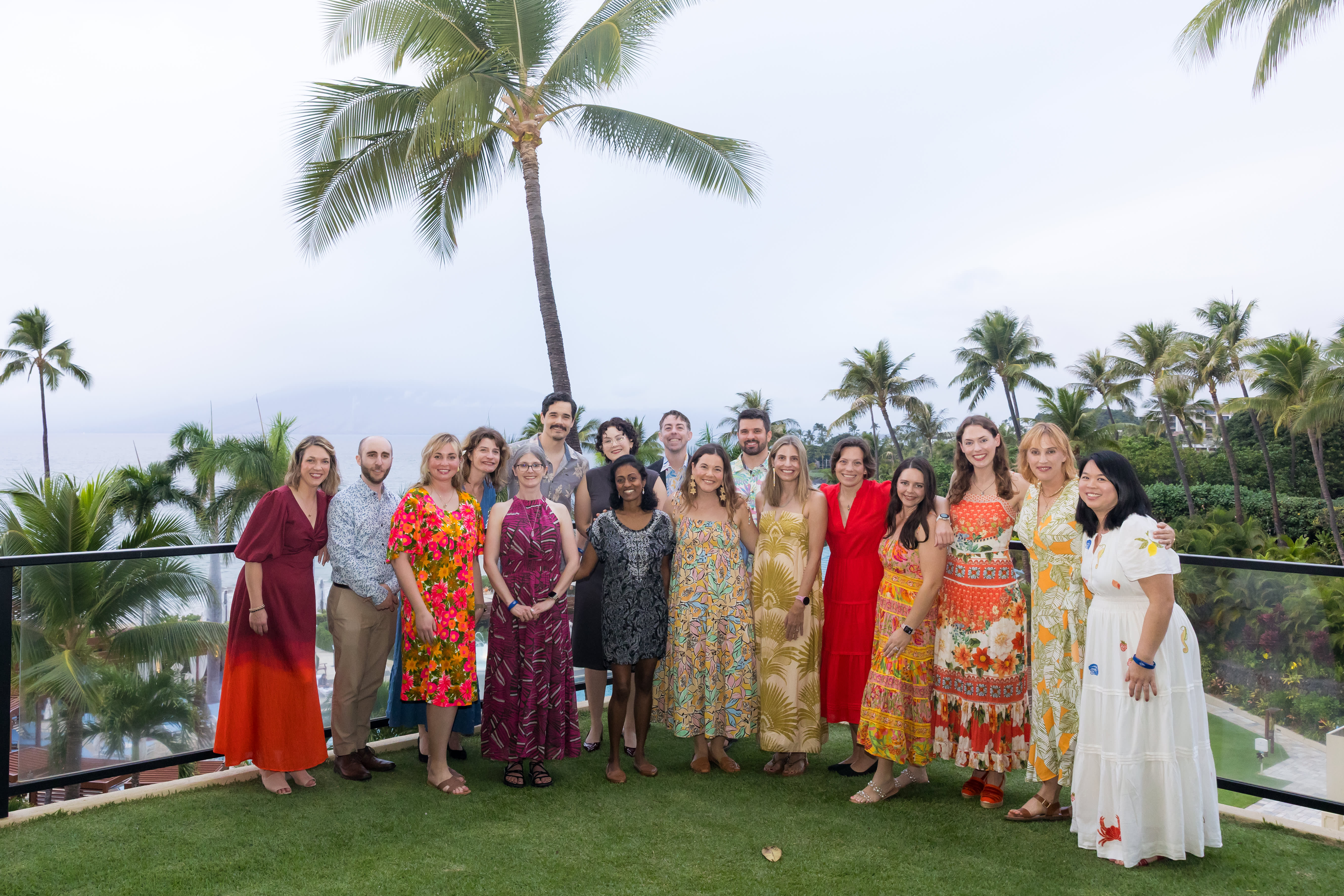 An image of the Aha! marketing team at a company onsite