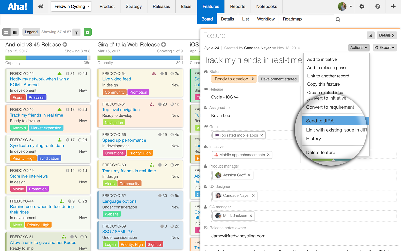 Just Launched! — Sync User Fields in Aha! With JIRA